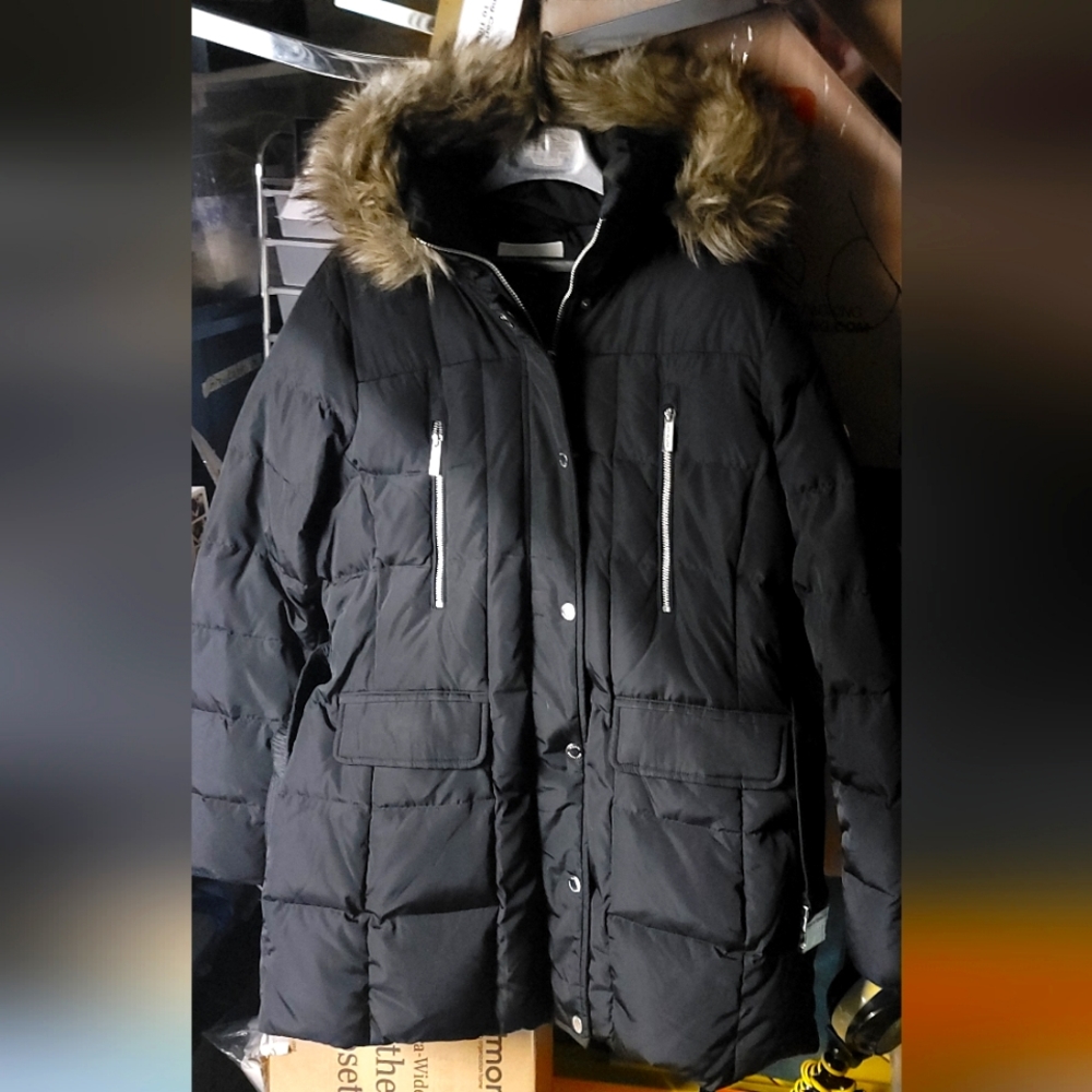 Micheal Kors Brand New Woman's XL Down Belted Winter Coat /  Parka